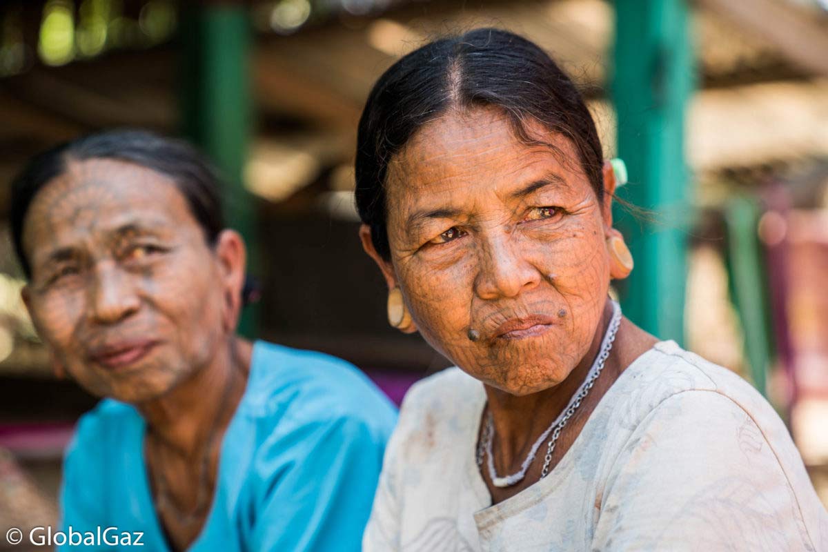 Chin Tattoo Women - A Unique Ethnic Tribe In Myanmar