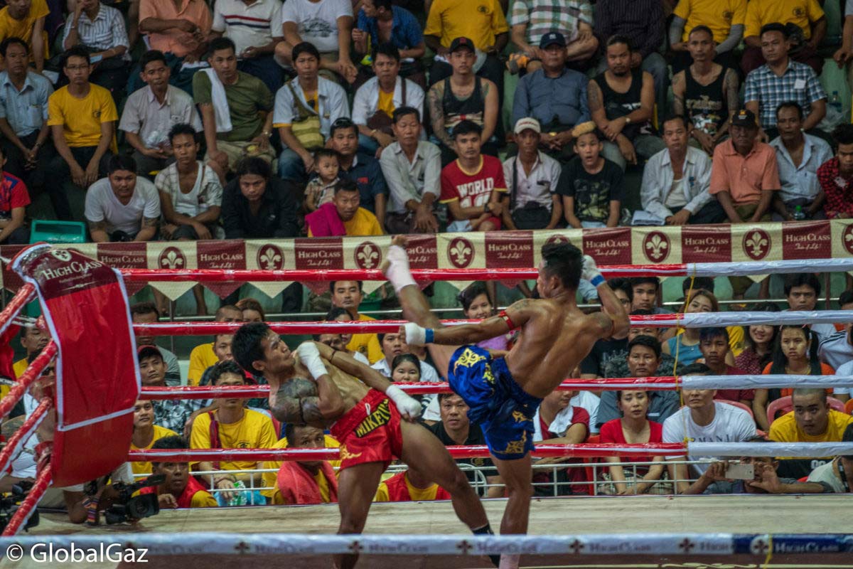 Lethwei Fight Yangon Myanmar