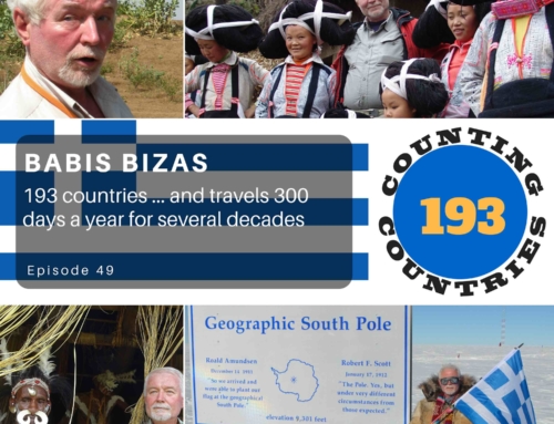 Babis Bizas – 193 countries … and travels 300 days a year for several decades
