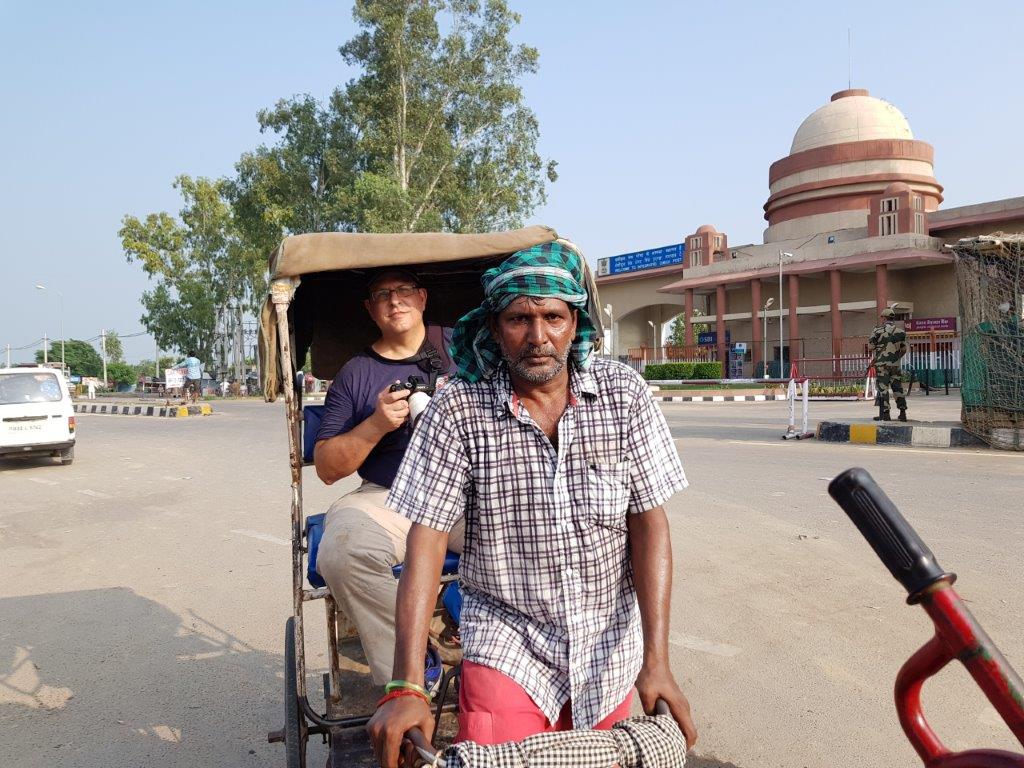 rickshaw to the wagah ceremony