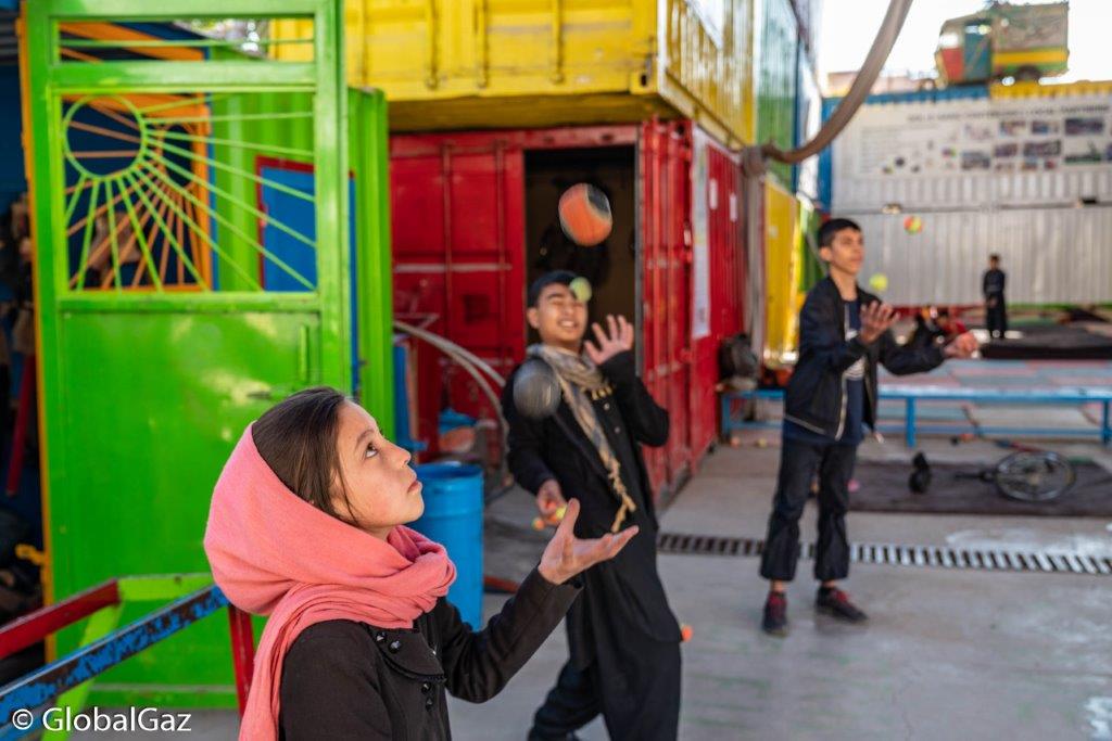 Visiting the children’s circus in Kabul