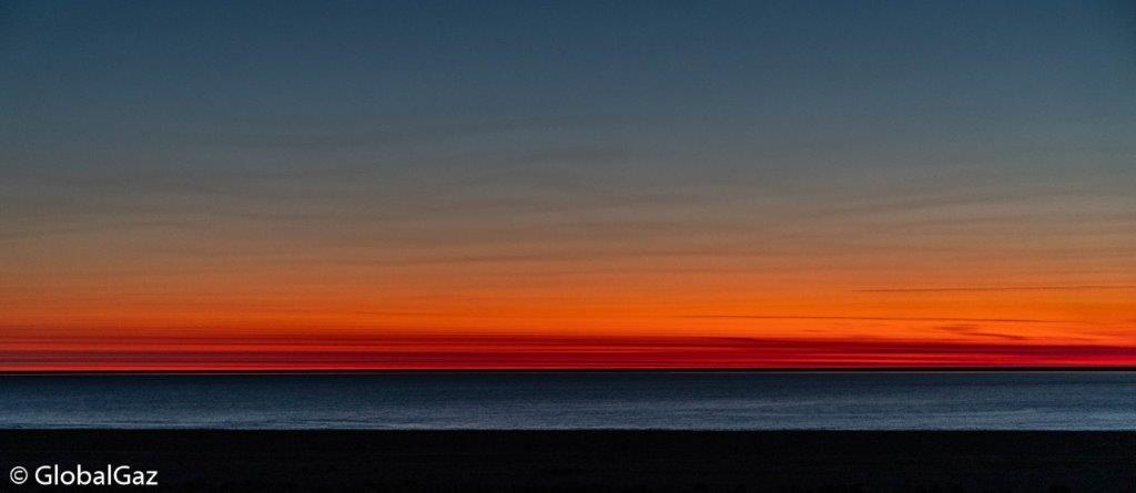 aral sea sunrise
