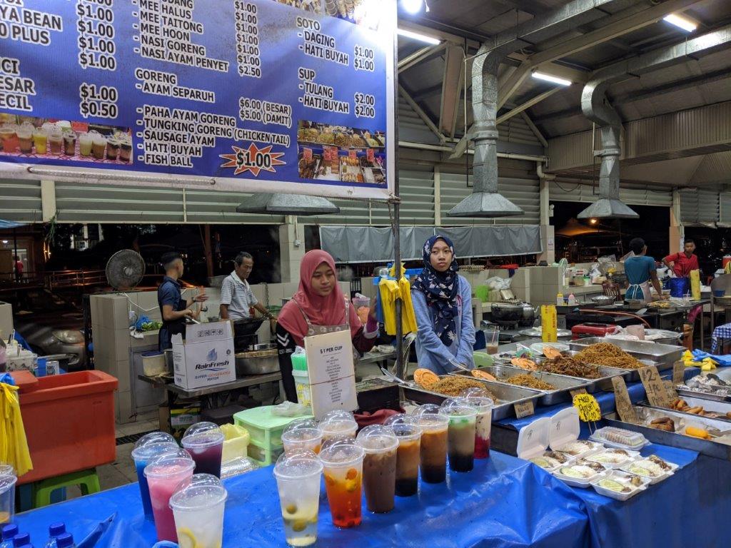 gadong night market brunei