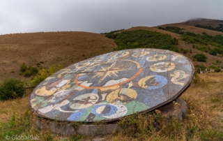 zodiac mosaic at Abandoned Young Pioneer Camp In Armenia